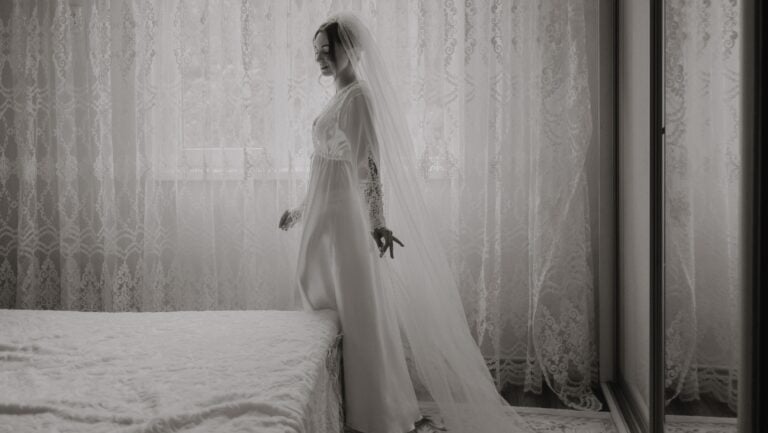 vintage wedding dress.