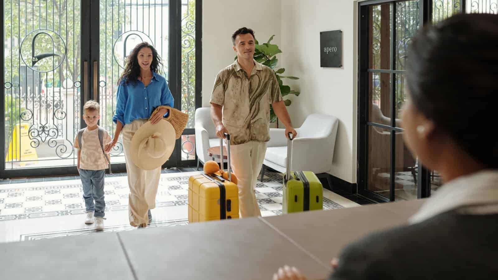 Family traveling.