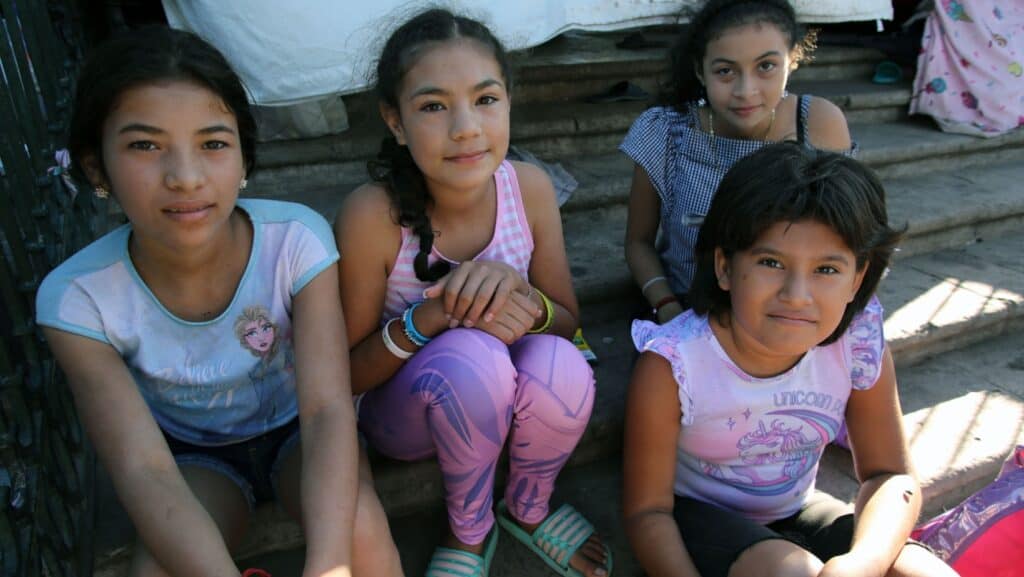 Kids in Mexico.