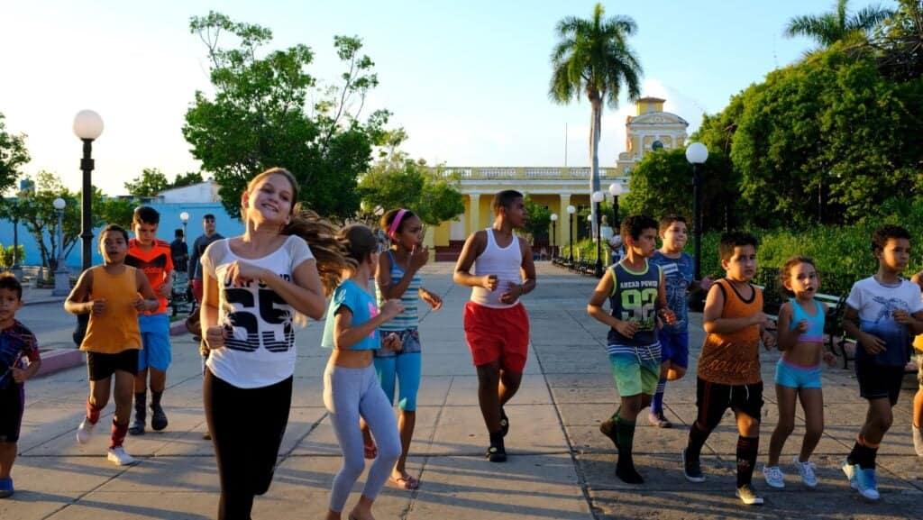 Kids in Cuba.