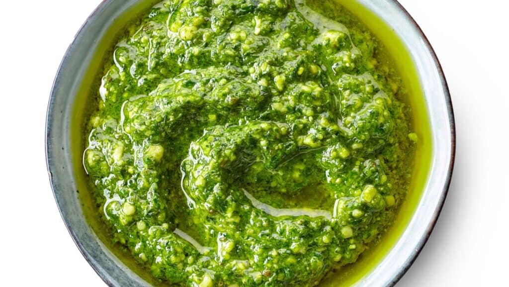 Pesto. 
