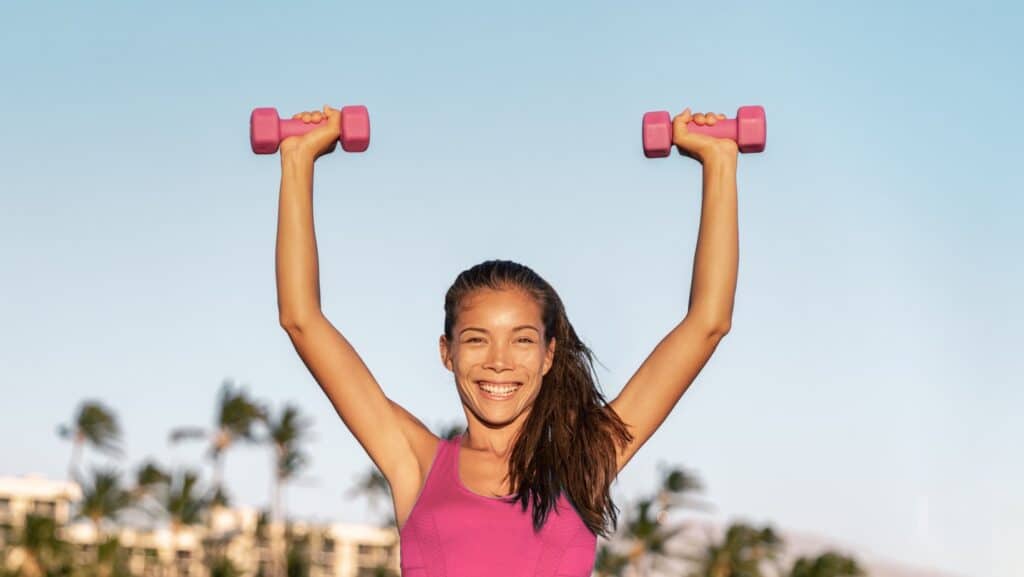 Shoulder press.