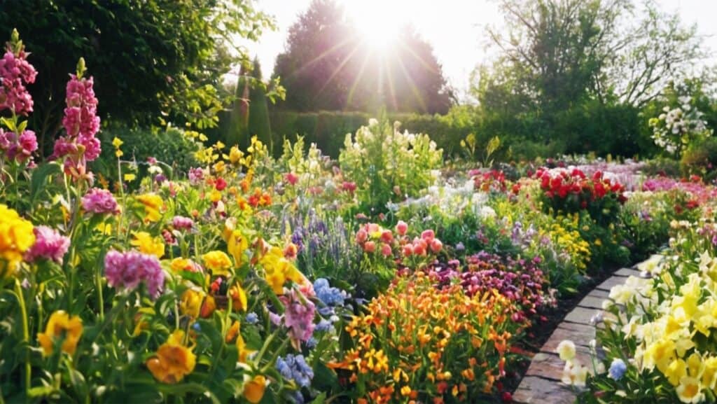 Spring flowers.