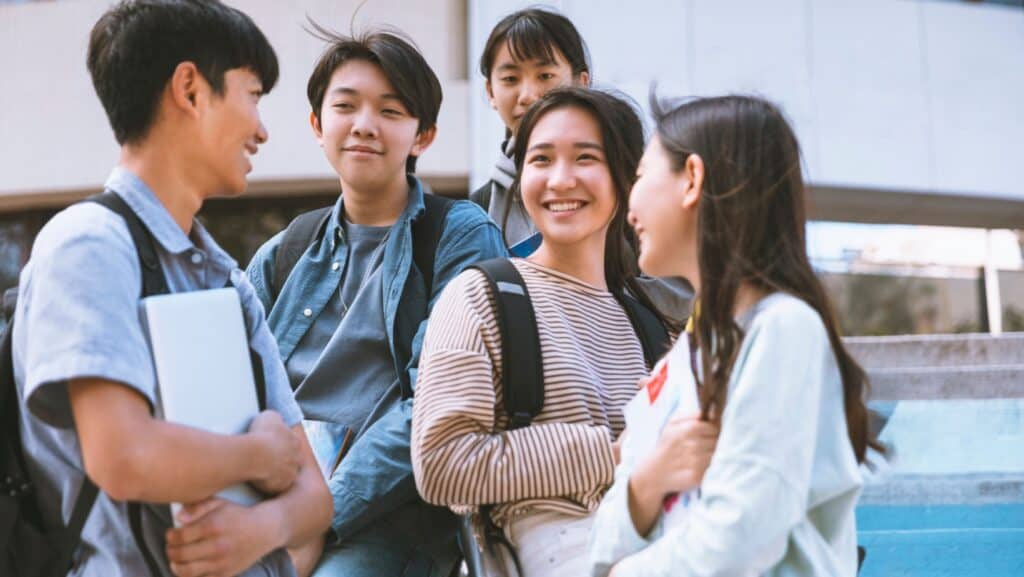 Teens in Taiwan.