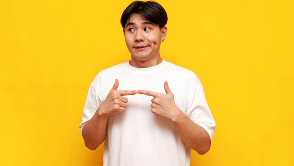 confused man.