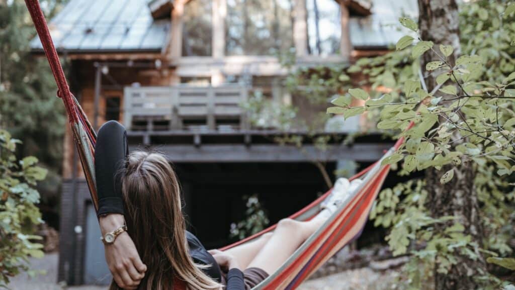 hammock and vacation home.