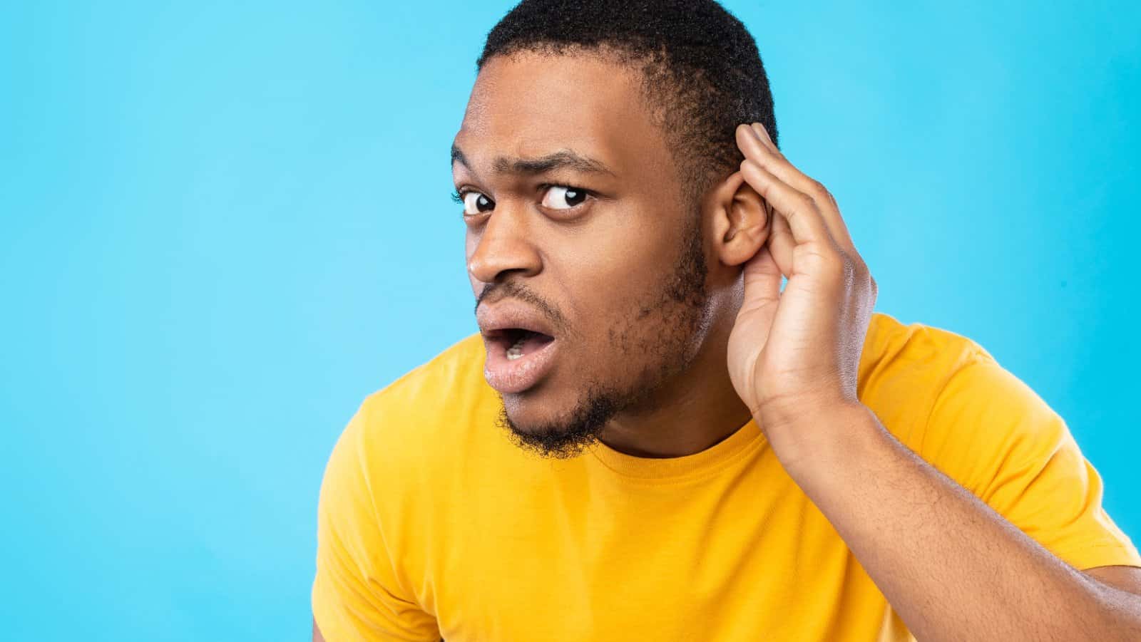 what did you say? I cant hear you? surprise.