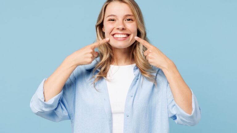 Happy woman.
