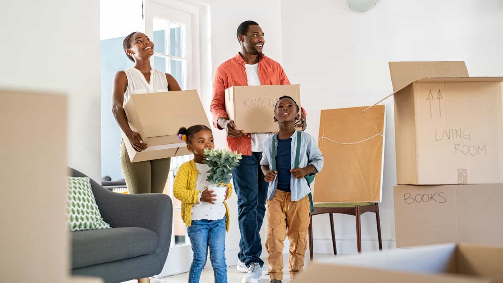 Family moving.