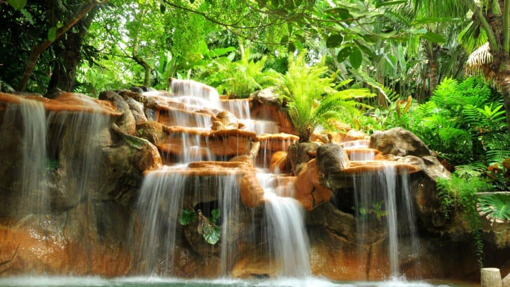 waterfall in Costa Rica.