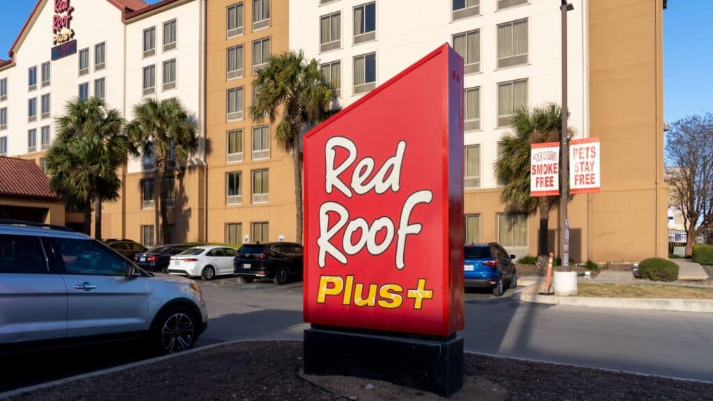 Red roof. 
