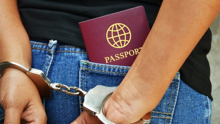 arrested tourist.