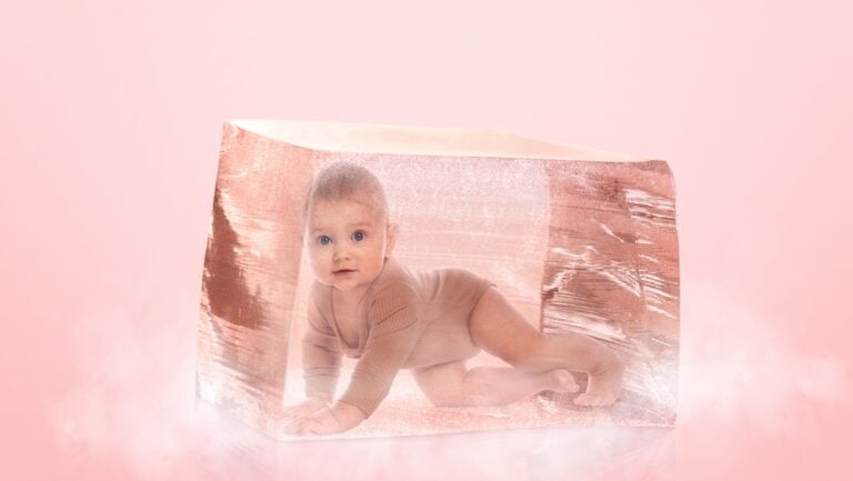 frozen baby.