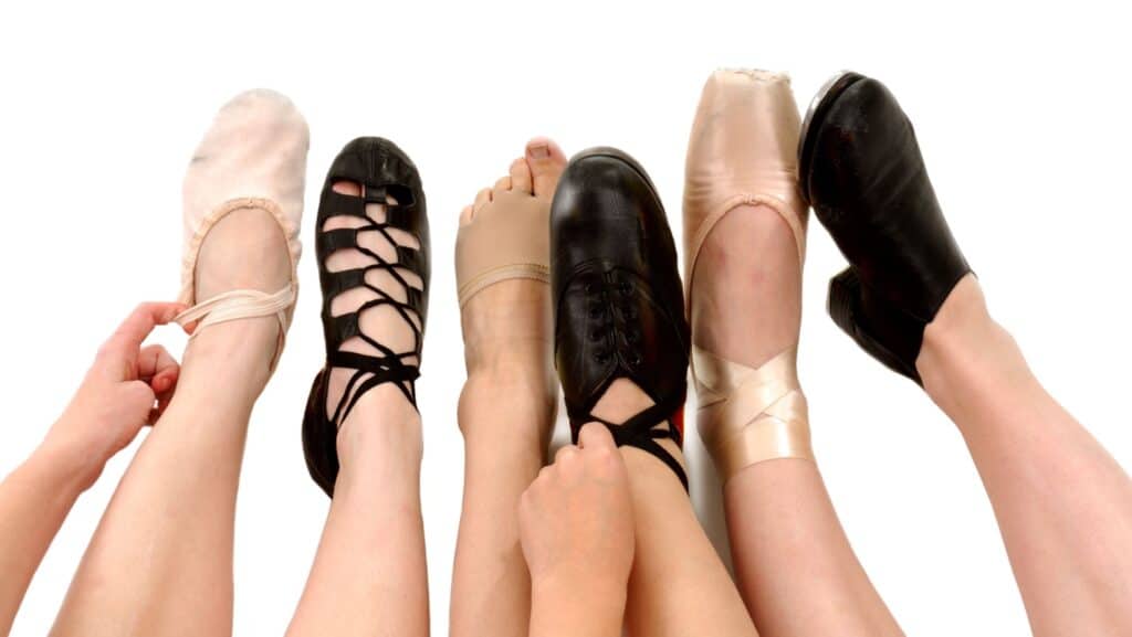 dance shoes.