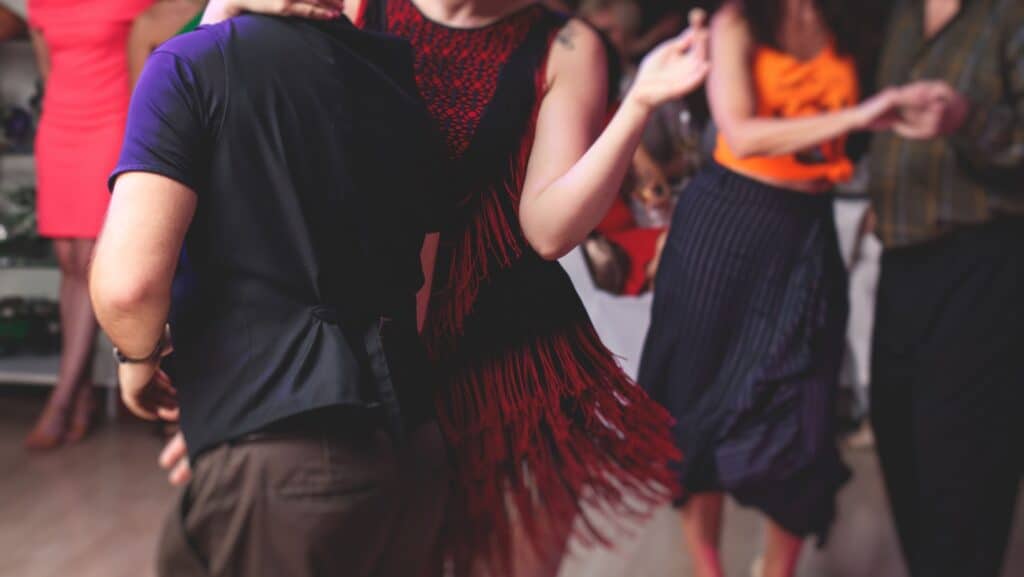 dancing.