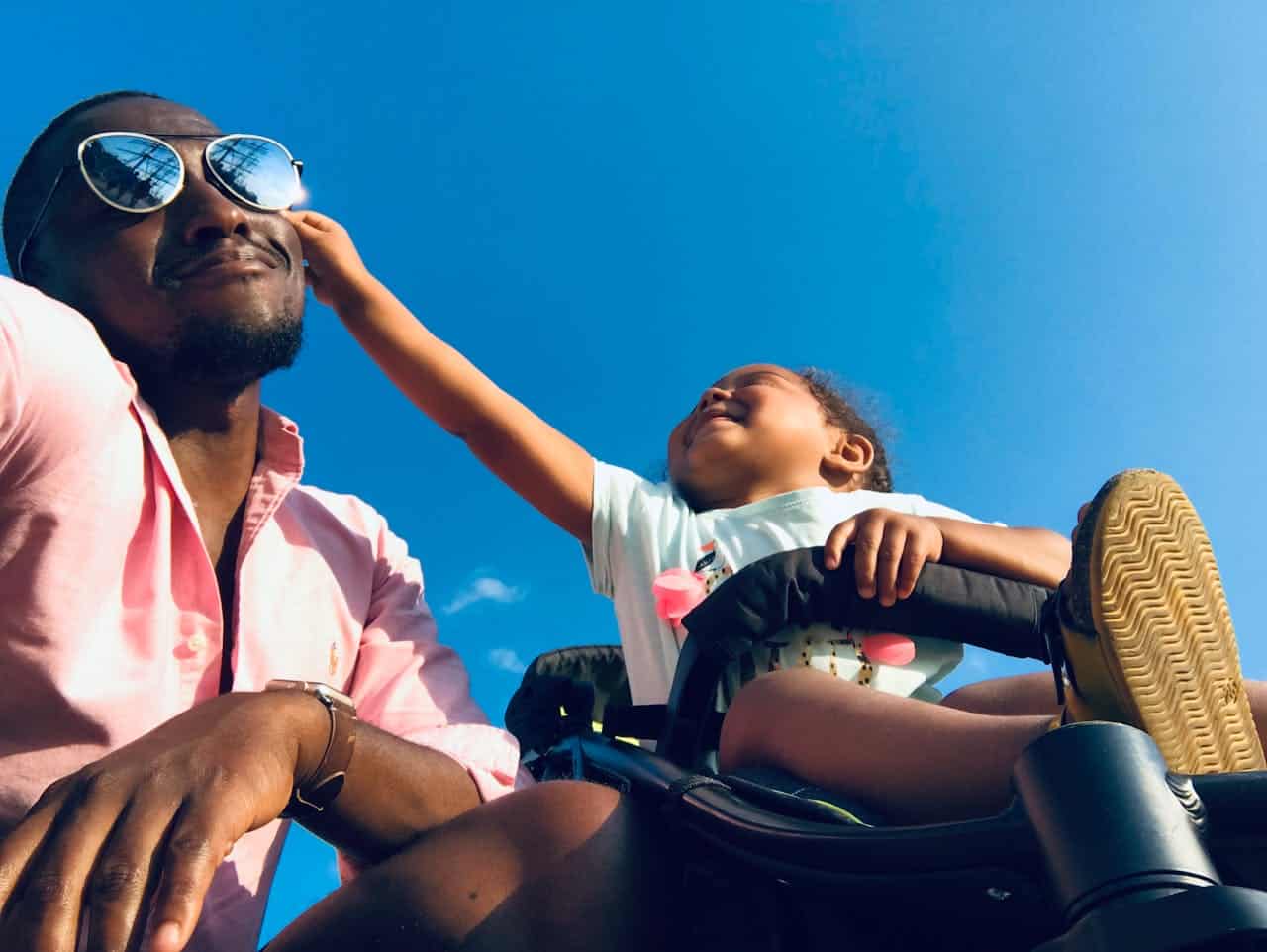 dad and child.