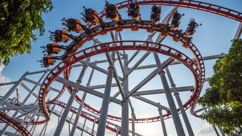 roller coaster.