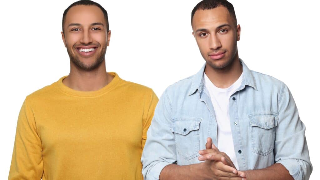 twin men.