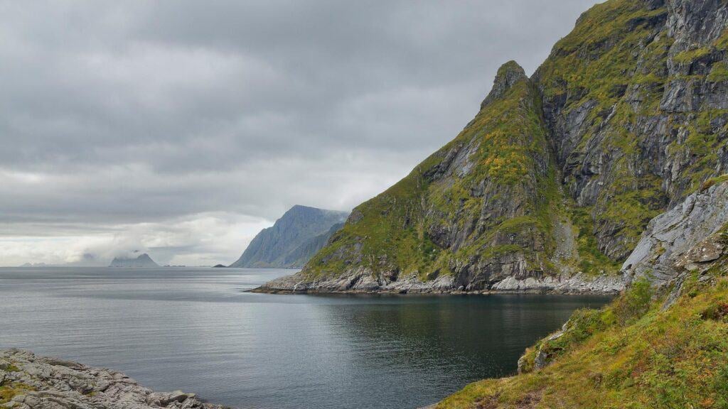 Norway cliffs.