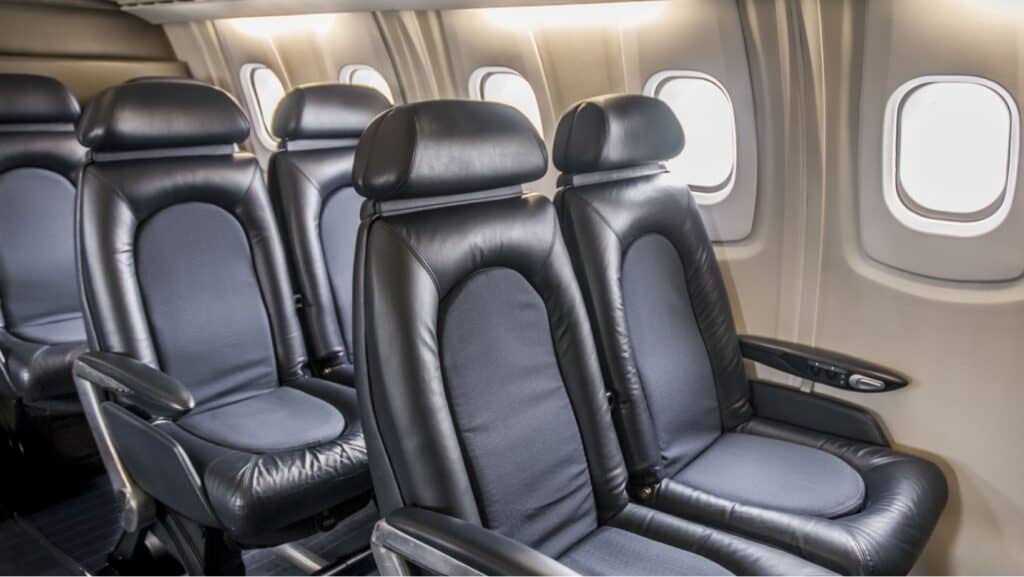 Concorde cabin.