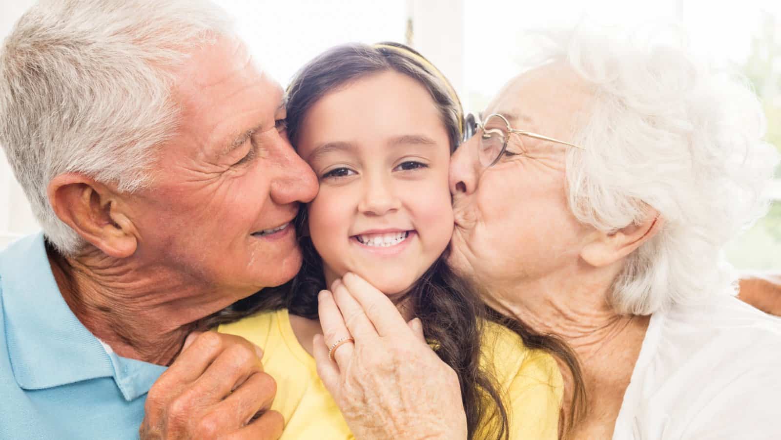 Grandparents and kid.