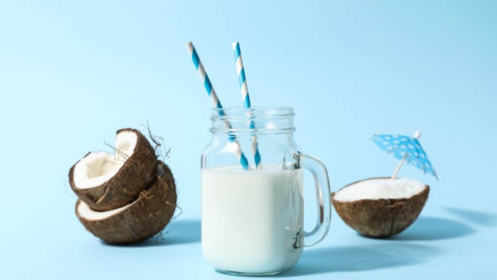 coconut milk.