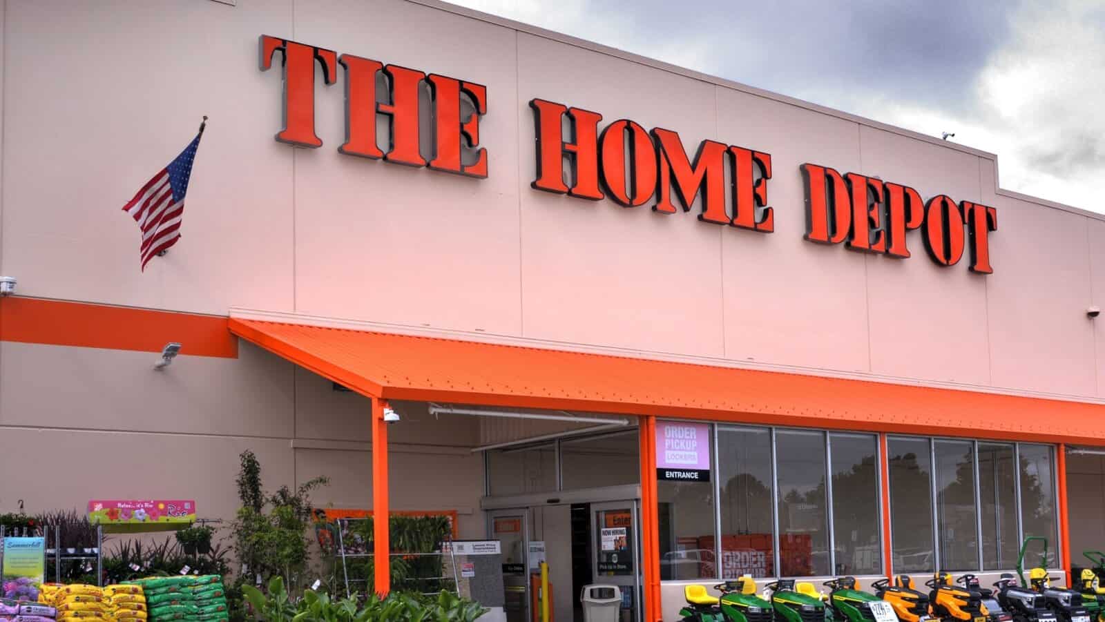 home depot.