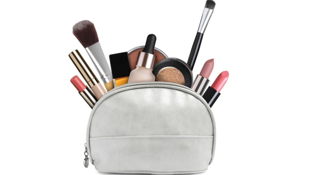 small makeup kit.