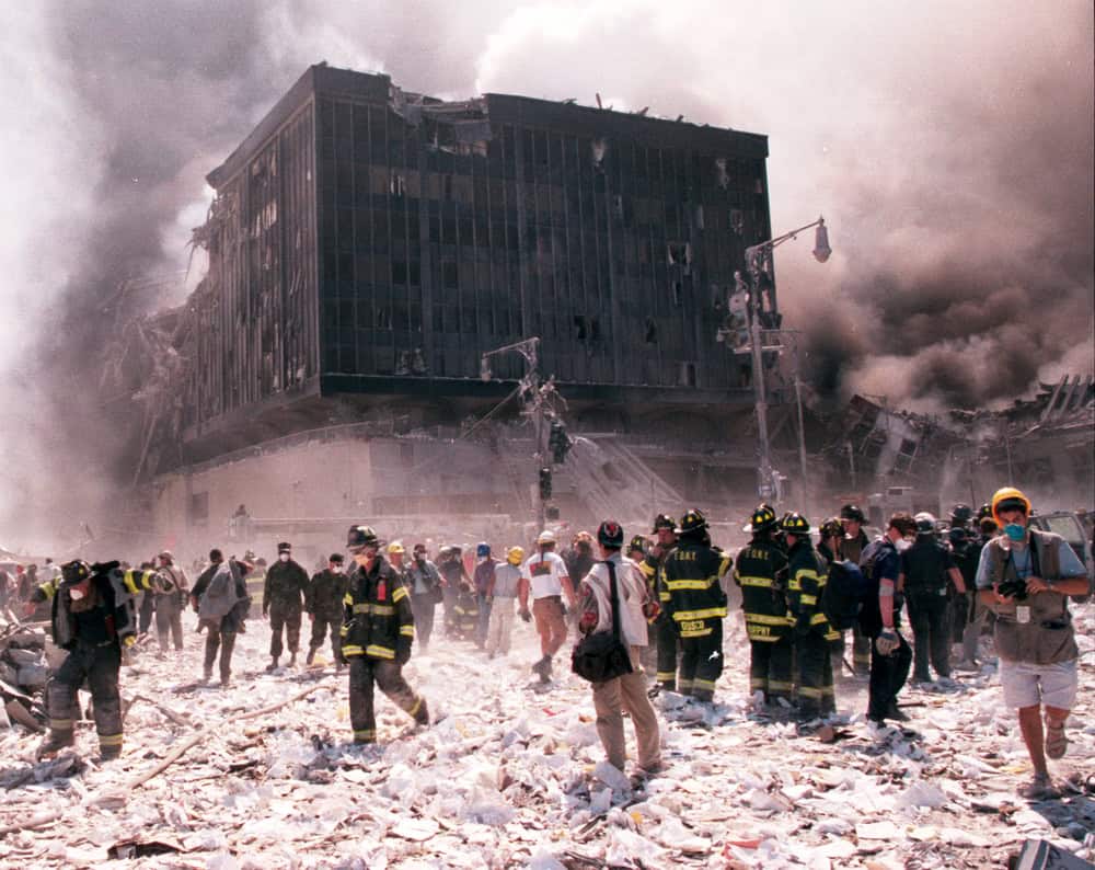 New,York,-,September,11:,New,York,City,Firefighters,And