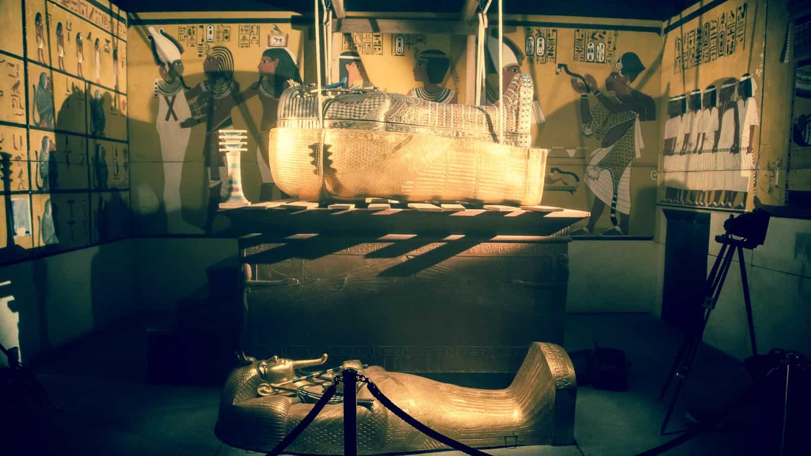 King Tut display. 