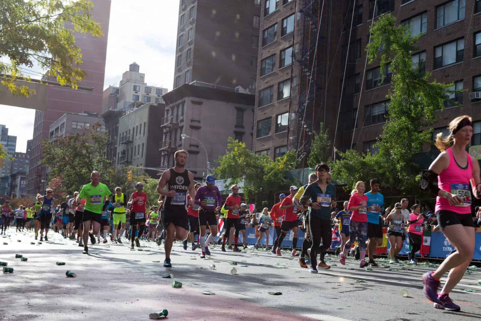 The NYC Marathon is the largest marathon in the world and passes through the 5 boroughs of the city