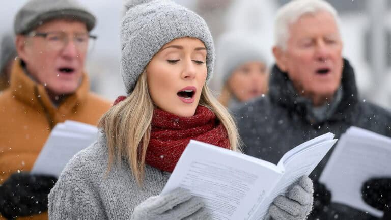 Caroling is a wonderful group activity. xtrekx via 123rf.