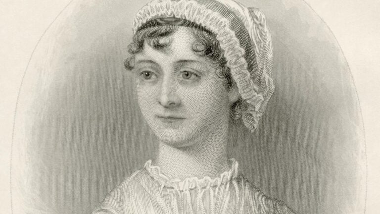 Jane_Austen_by_Cassandra_Austen_1870_reduit. Public Domain.