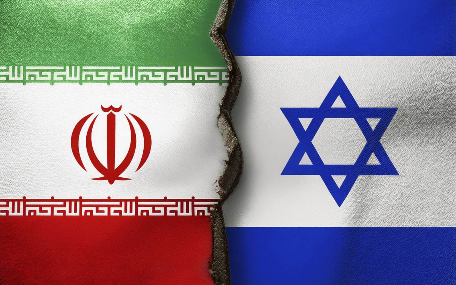 Iran vs Israel. Iran vs Israel flag. Missile design. Burst. Conflict in the Middle East. Diplomatic relations between Israel and Iran. Flags of the two countries. October. 2024
