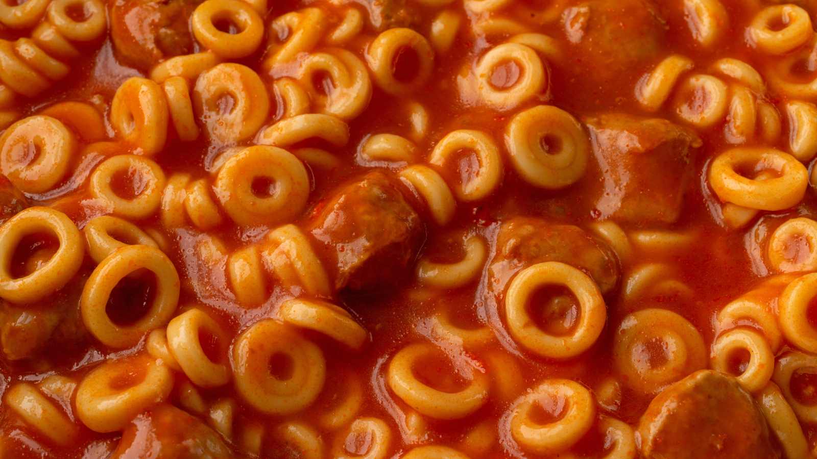 SpaghettiOs. forgotten 1970s food