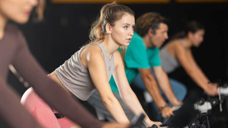 People at a gym