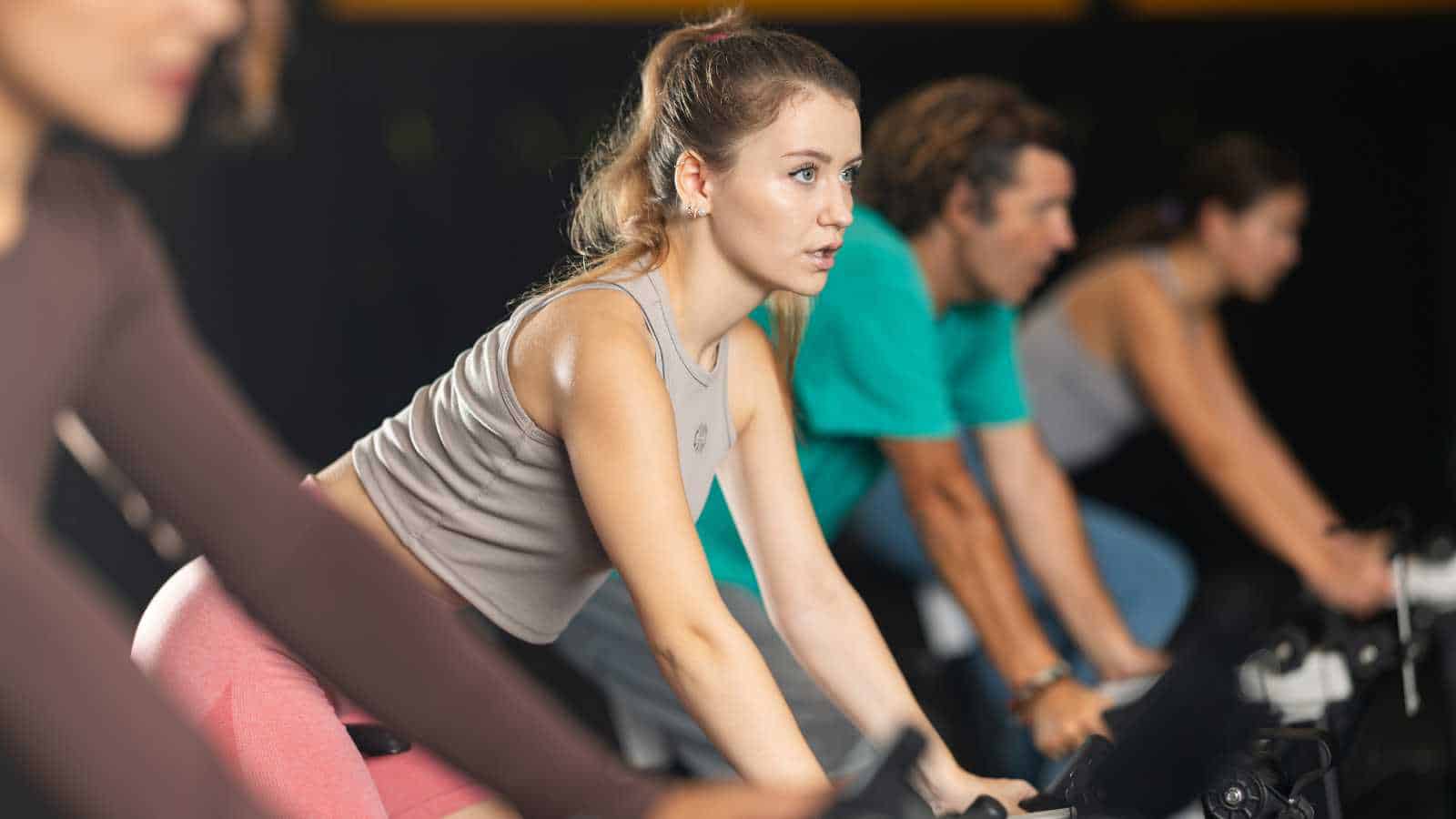 People at a gym
