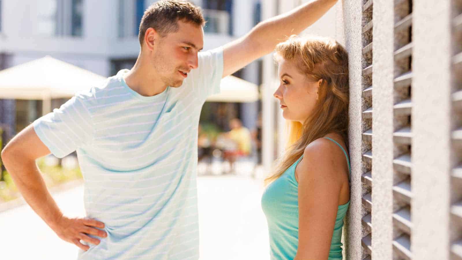 Man talking to a girl