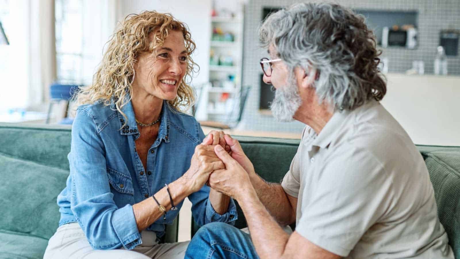 subtle gestures older men use to say "I love you" that most people miss