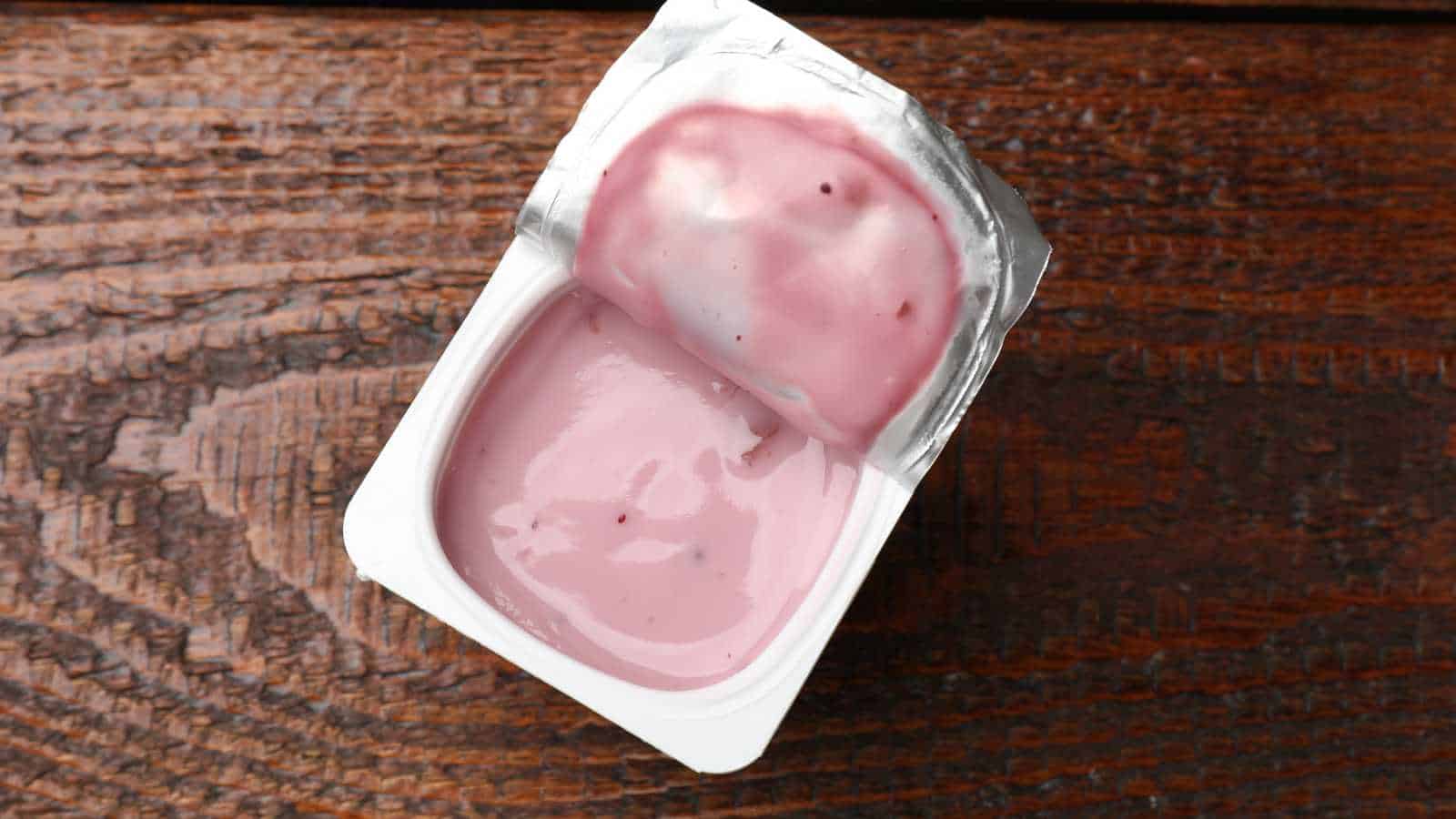 Flavored yoghurt