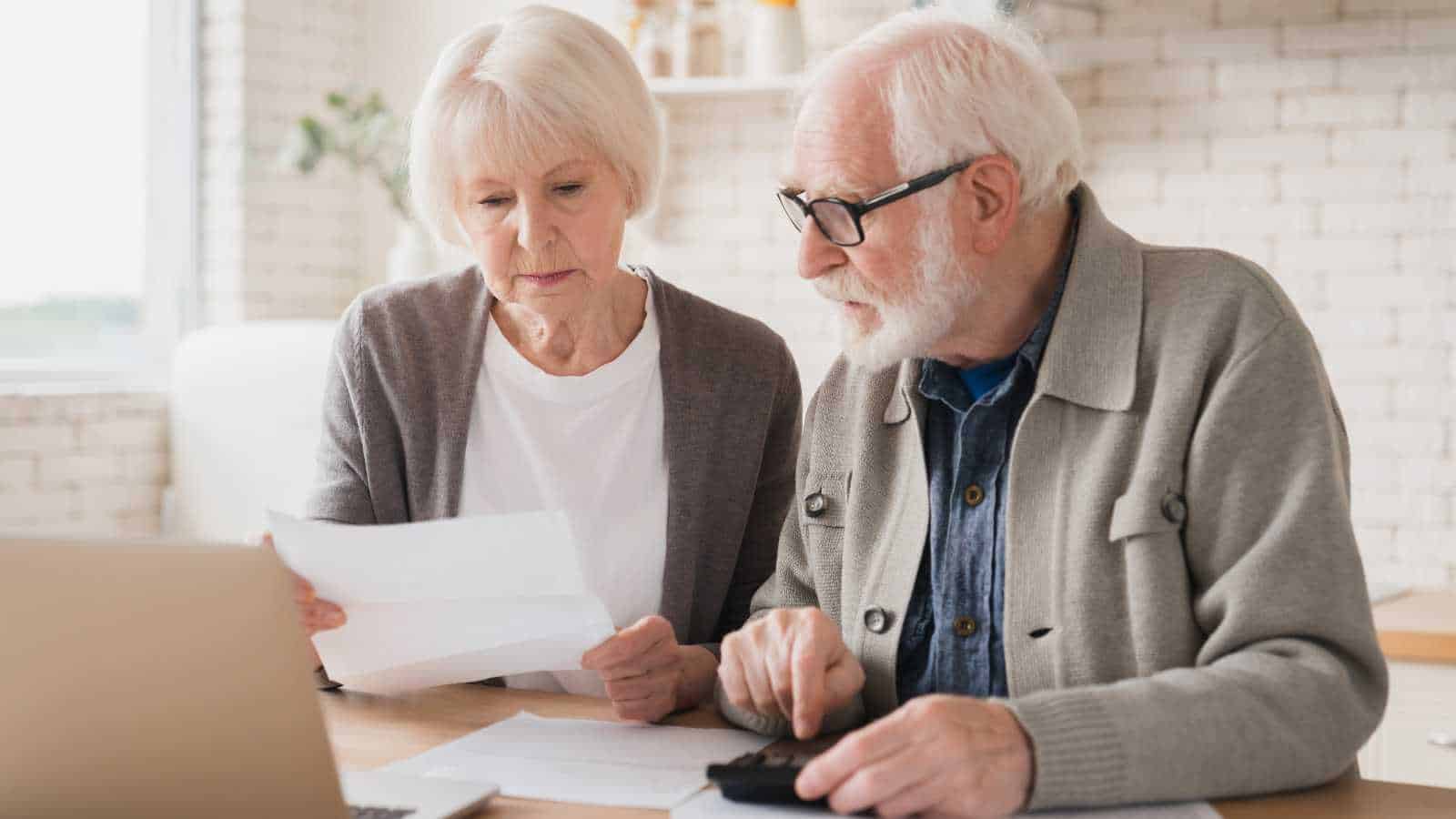 retirees checking house financial situation