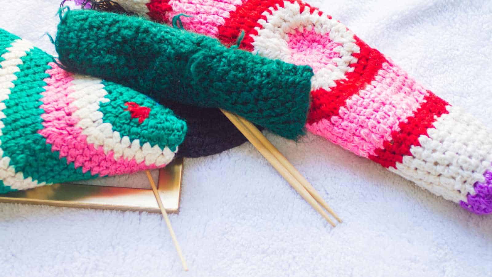Crochet pieces add heart