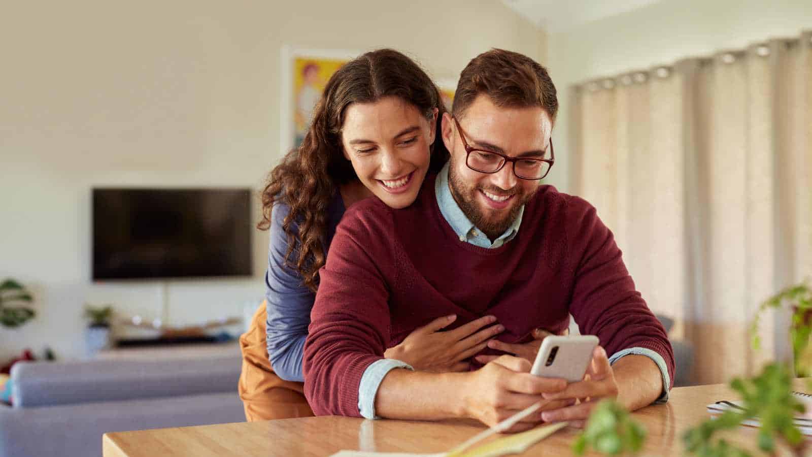 Loving couple with boundaries