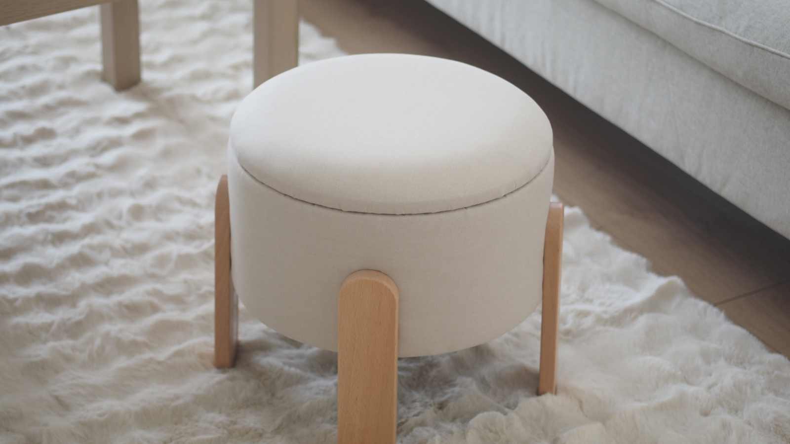 Multipurpose pieces earn their keep, a storage ottoman