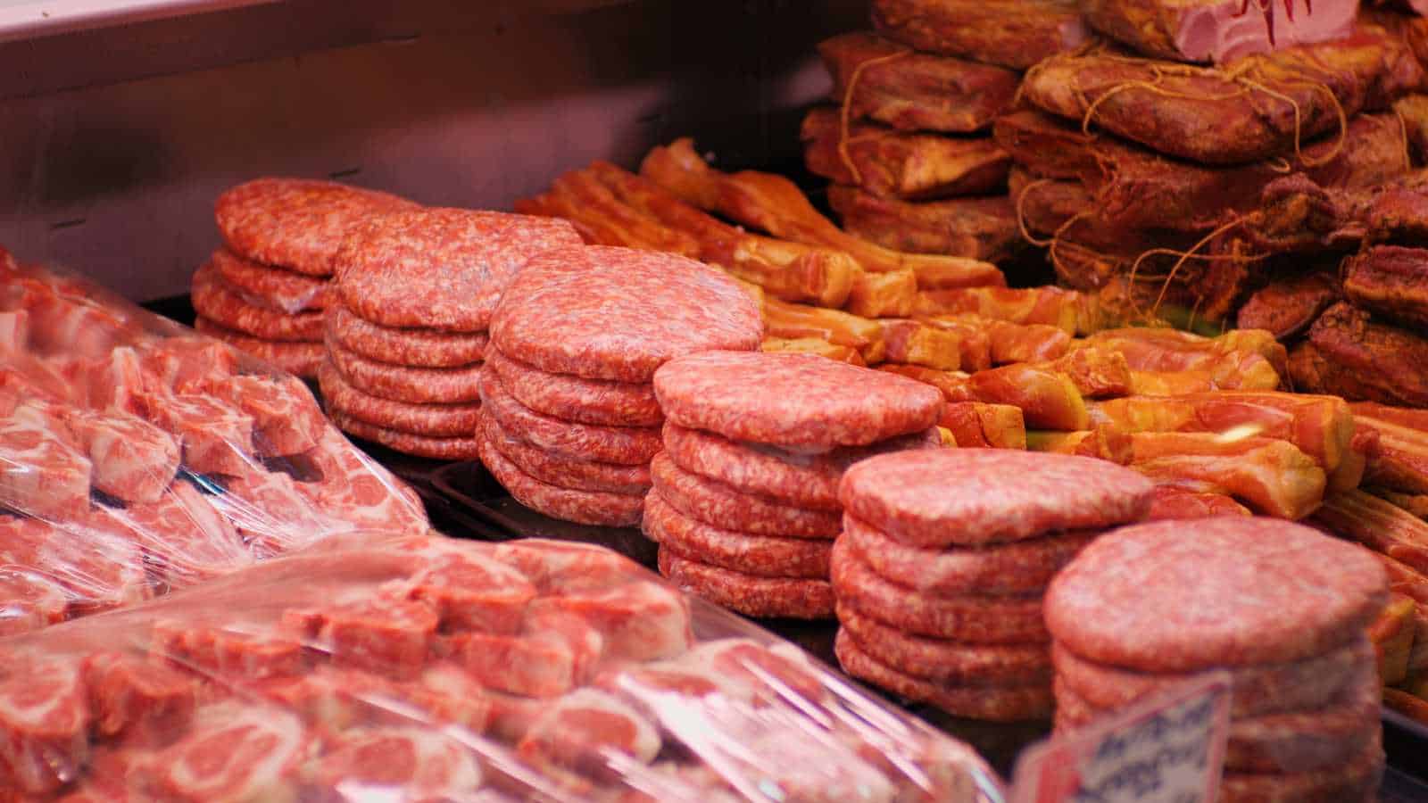 Unprocessed meats