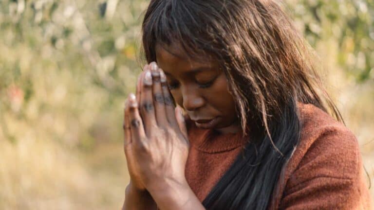 praying