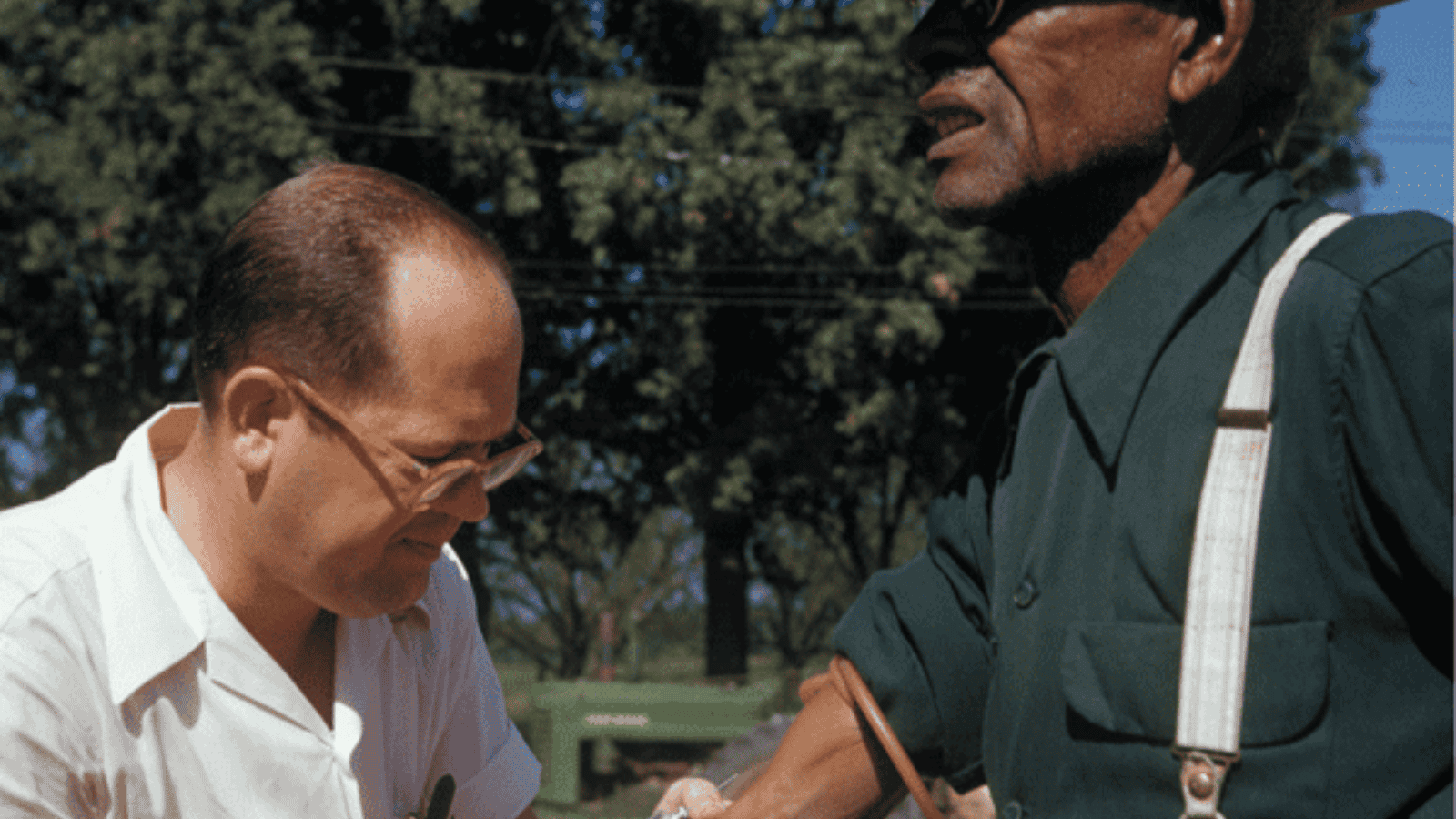 The Tuskegee syphilis study