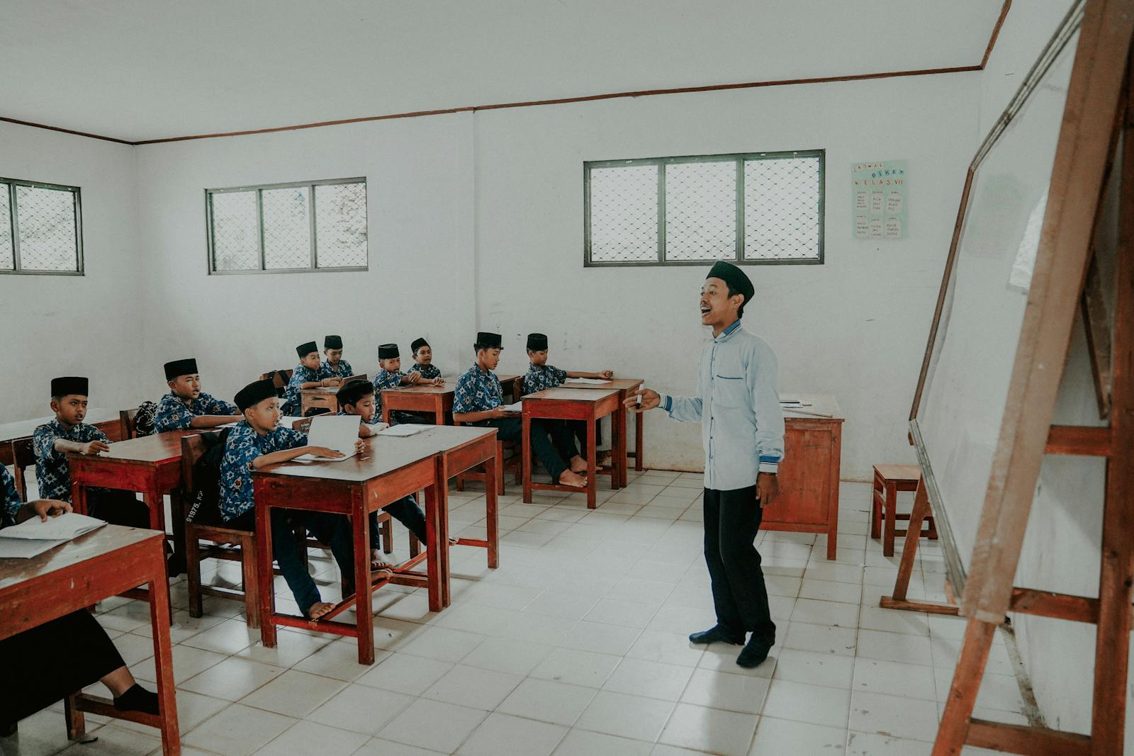 Class session in progress at a school in Pandeglang, Banten, Indonesia.