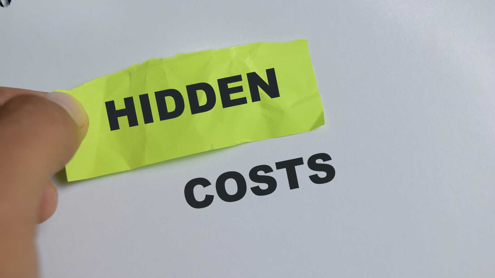 hidden cost