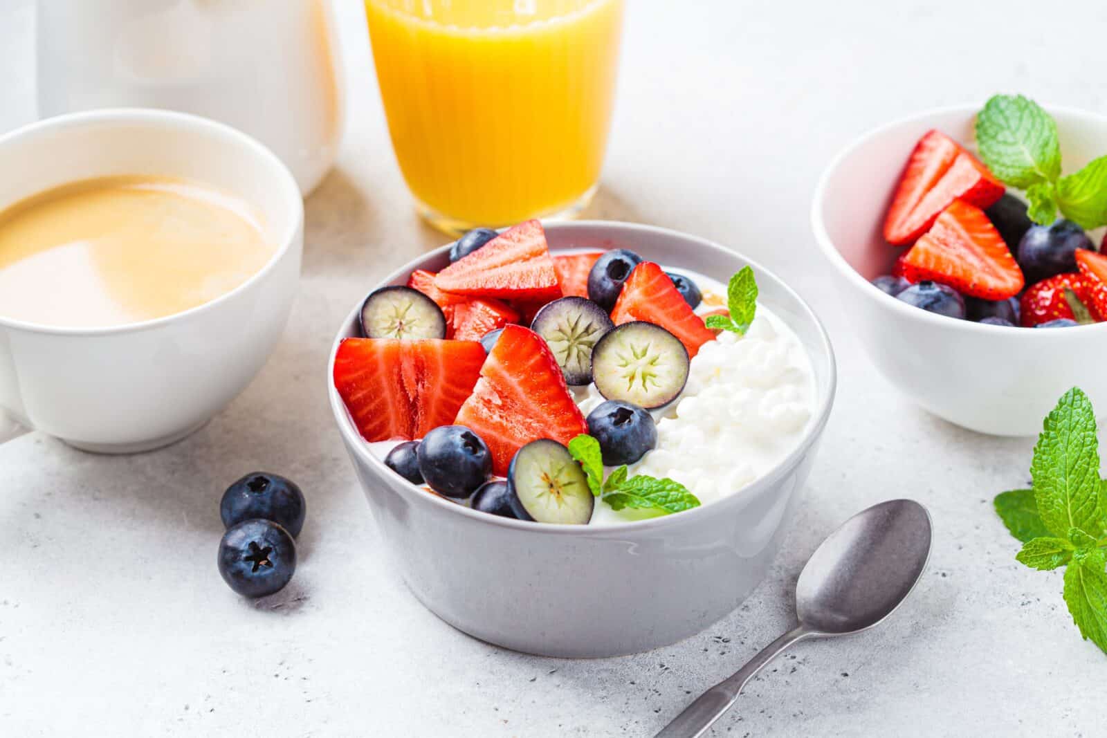 Cottage cheese bowl